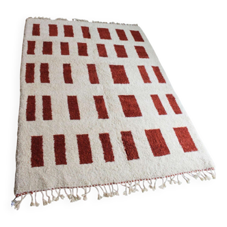 Handmade wool rug from Morocco 2.5 x 1.5 m