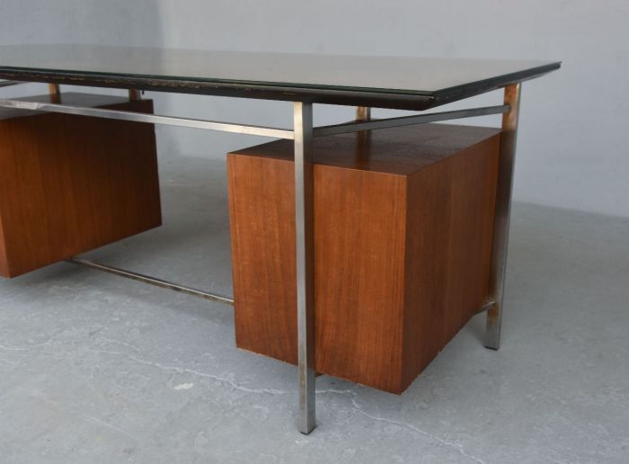 Presidential office rosewood and chrome 1960s