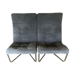 Paire de fauteuils vintage