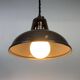 Vintage Industrial Grey Painted Ceiling Lamp, 2000s