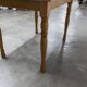 Table rustique 1960 couleur miel 100x70cm Hauteur 74cm