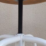 Vintage industrial screw stools