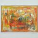 Peinture contemporaine "Une ville - II", huile sur toile de Mette Birckner, 2005