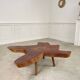 1960s coffee table in redwood