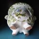 Large cache pot Moustier Sainte Marie in ceramic.