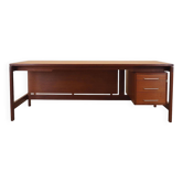 Bureau en teck par Jensen & Valeur pour Munch, Danemark, années 1960.