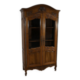 Walnut Display Cabinet, Louis XV Style – Late 19th Century
