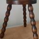 Tabouret Tripode bois