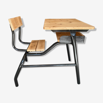 School desk 60s with chair