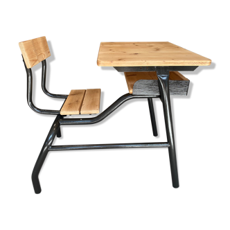 School desk 60s with chair