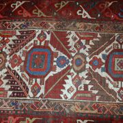 Handmade antique collectible Northwest Persian runner 4' x 14.3' (122cm x 436cm) 1840s - 1B658