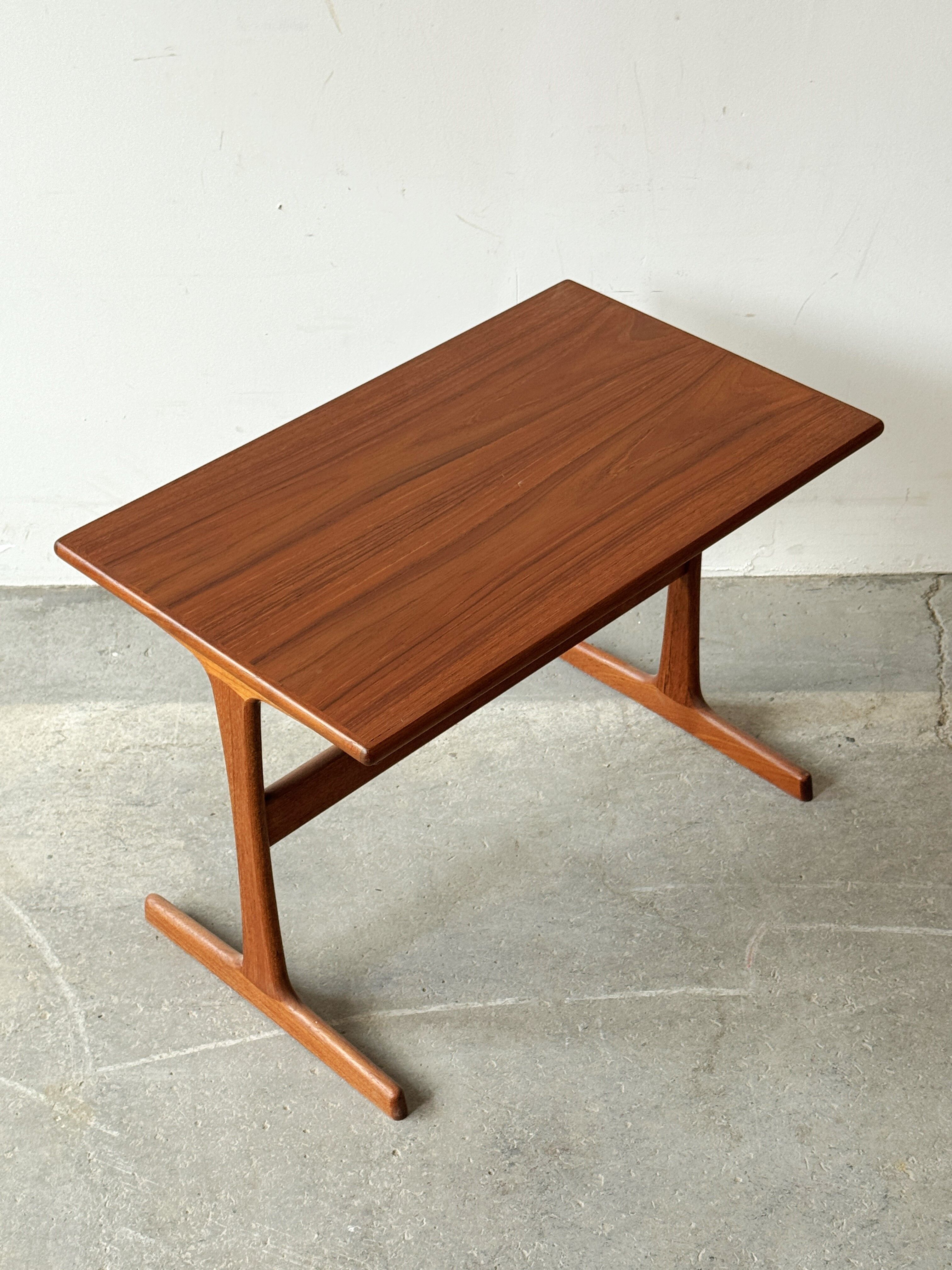 Teak Table, K. Kristiansen, Denmark 1960s, mid-century, vintage