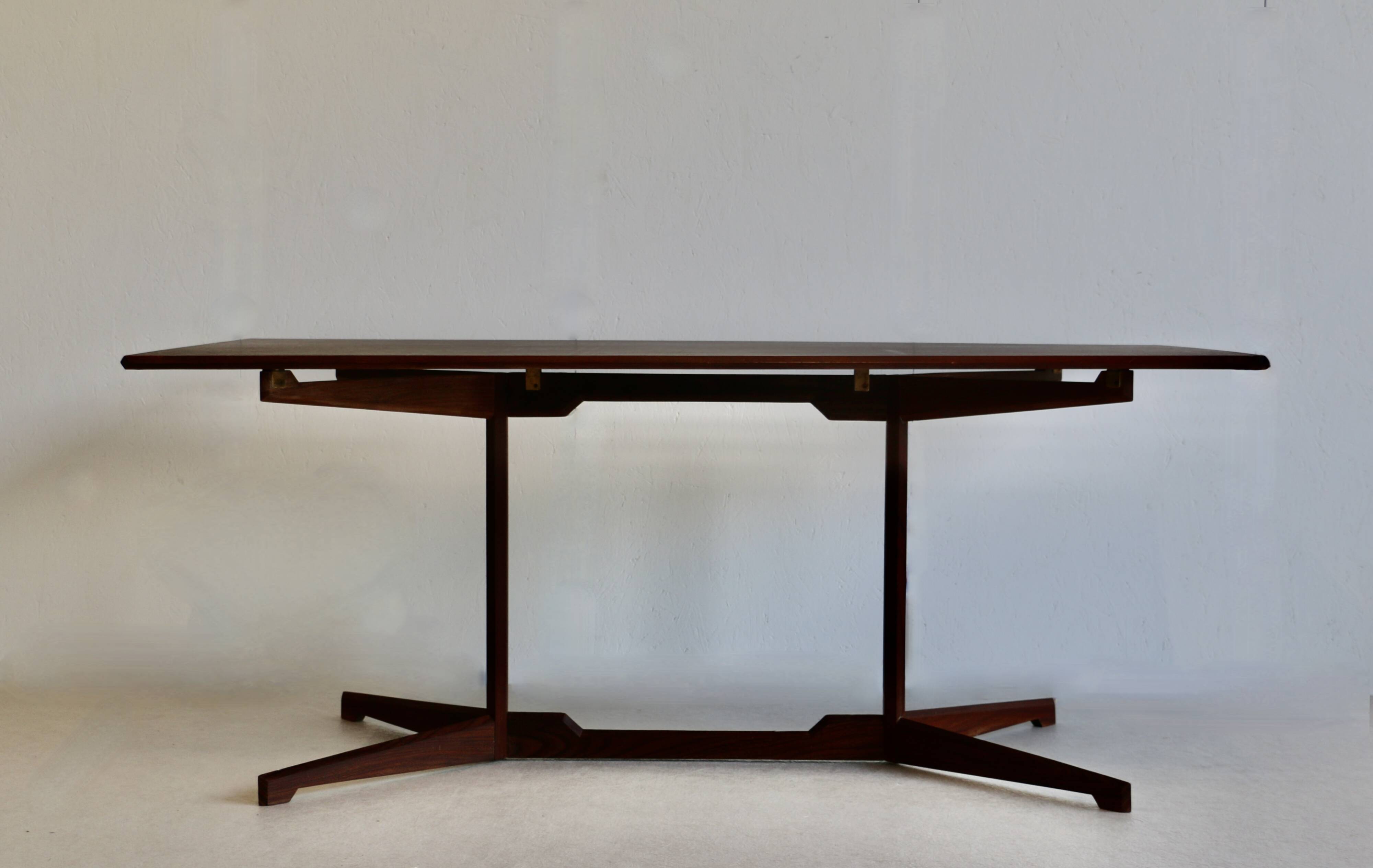 A large wooden desk. Italy 70s