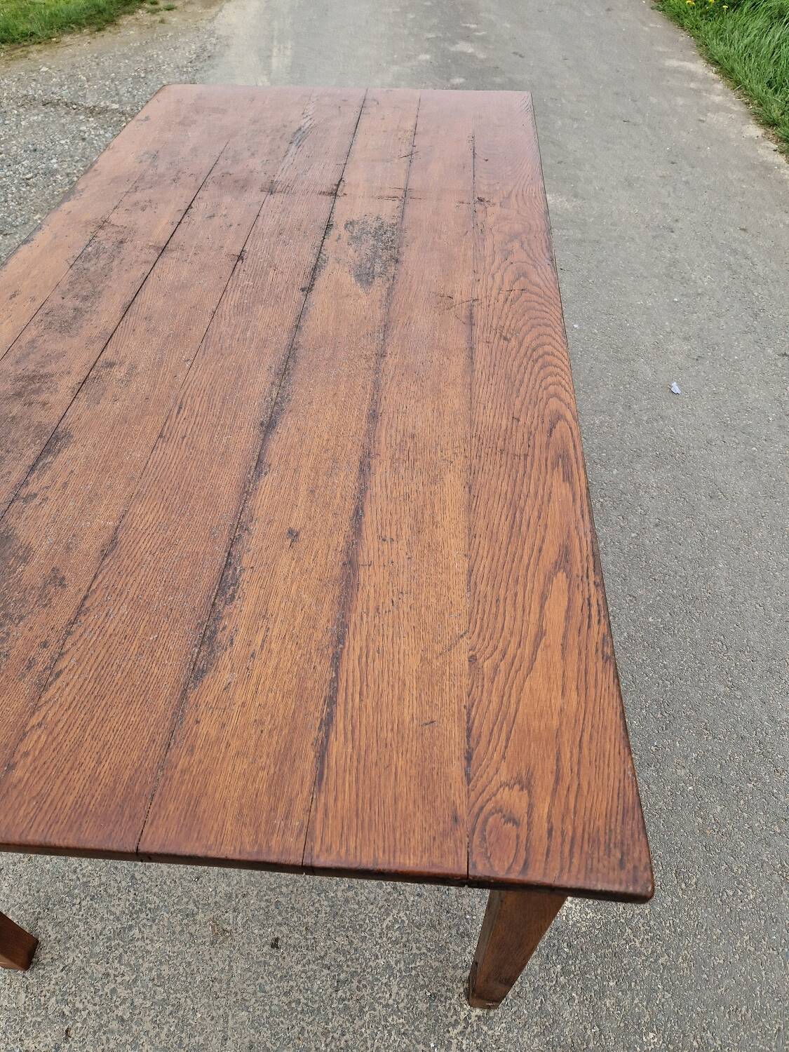 Solid farm table 1m70