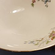 Porcelain fruit bowl with lions from Faïence Paris