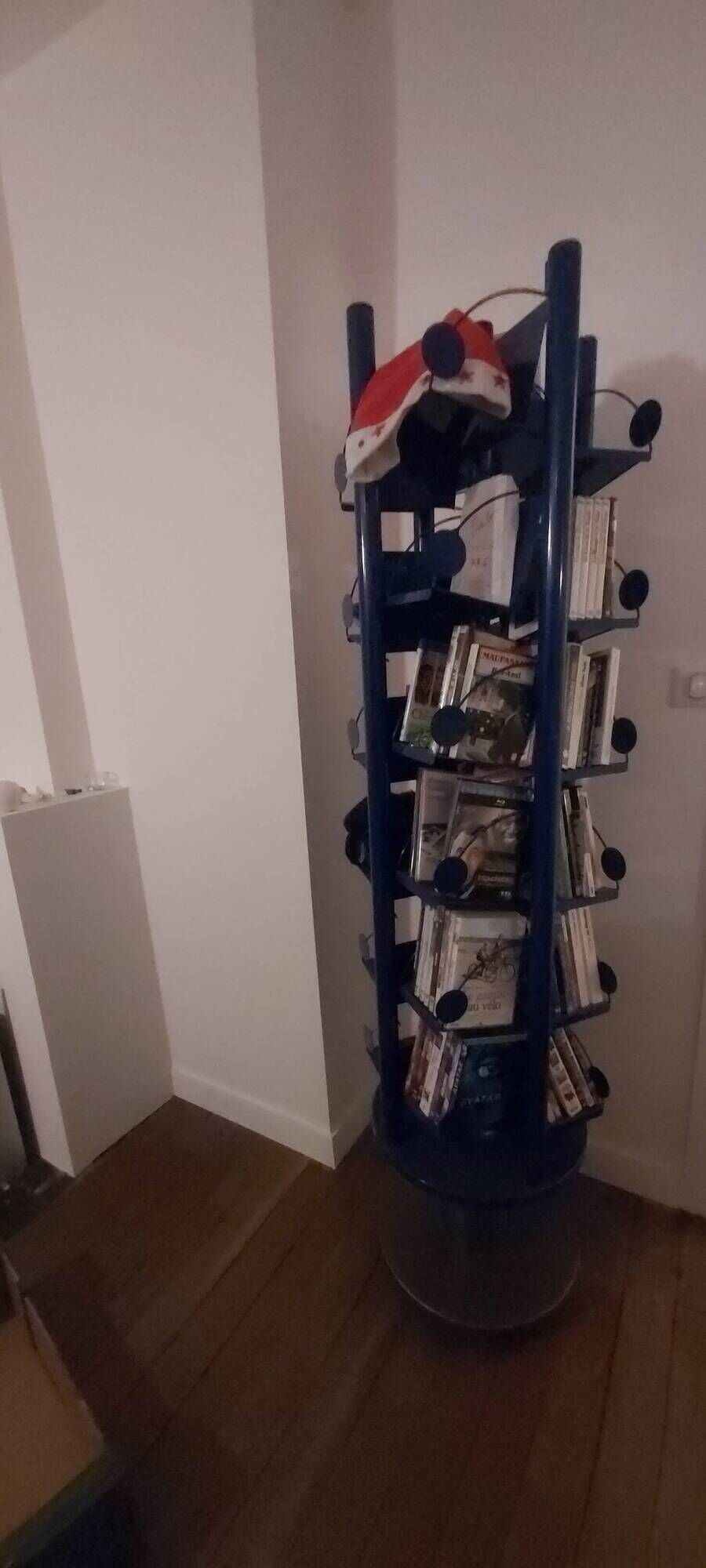 Book Rack Revolving Bookcases 80s