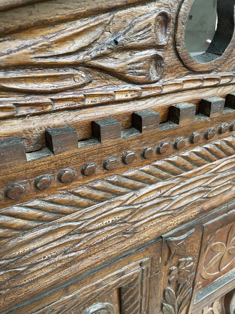 Auvergne brutalist folk art furniture 1890