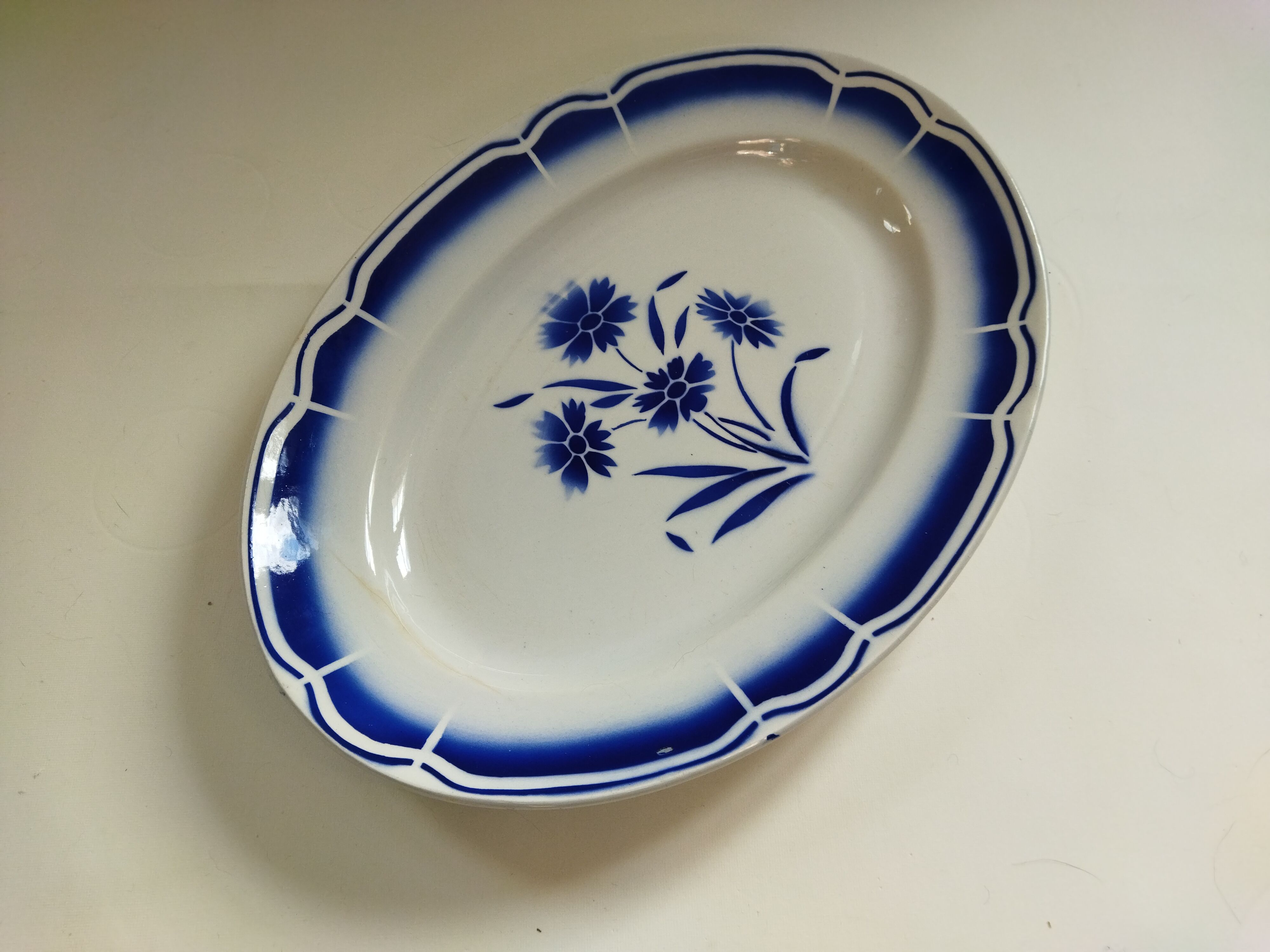 Plat en faïence Fénal Badonviller