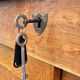 Old workshop drawer unit