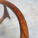 Table basse en verre du milieu du siècle par Stonehill