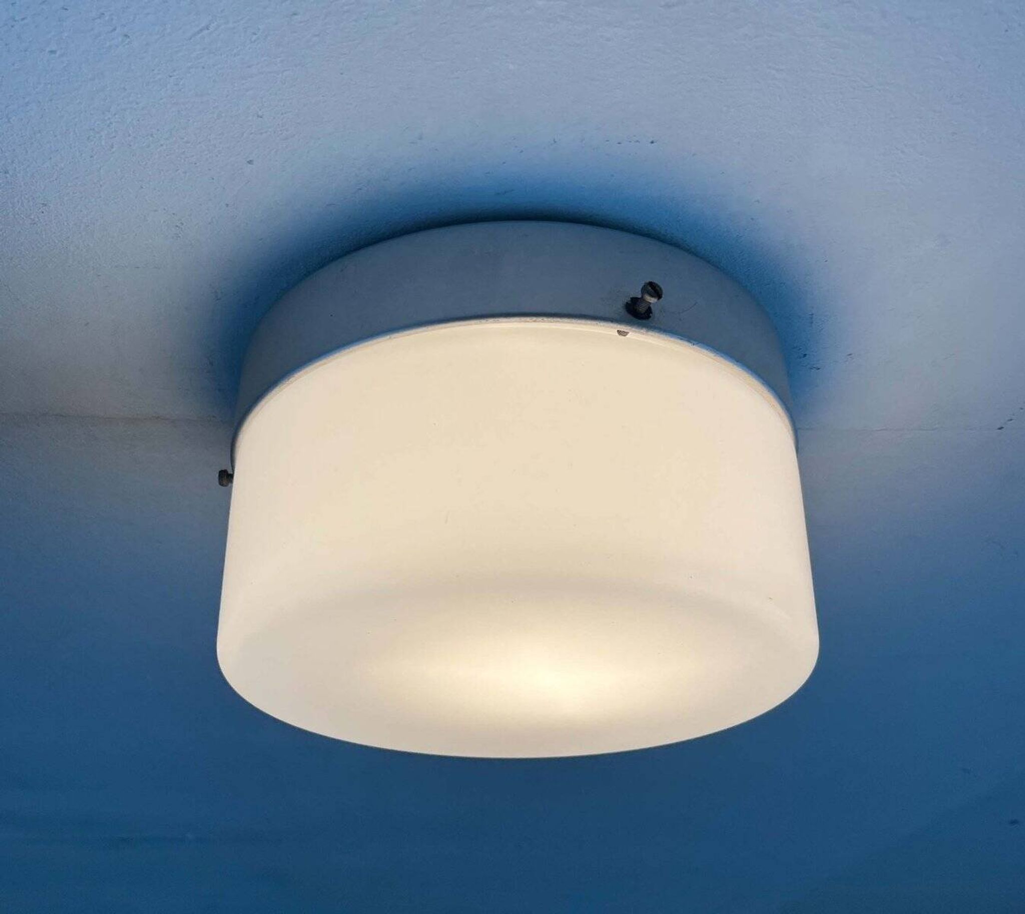 Modern Minimalist Ceiling Light from the Mid-Century by SLO Sähkölíikkeiden Oy Finland, 1960s
