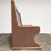 Ensemble table et banc brocante, années 1960