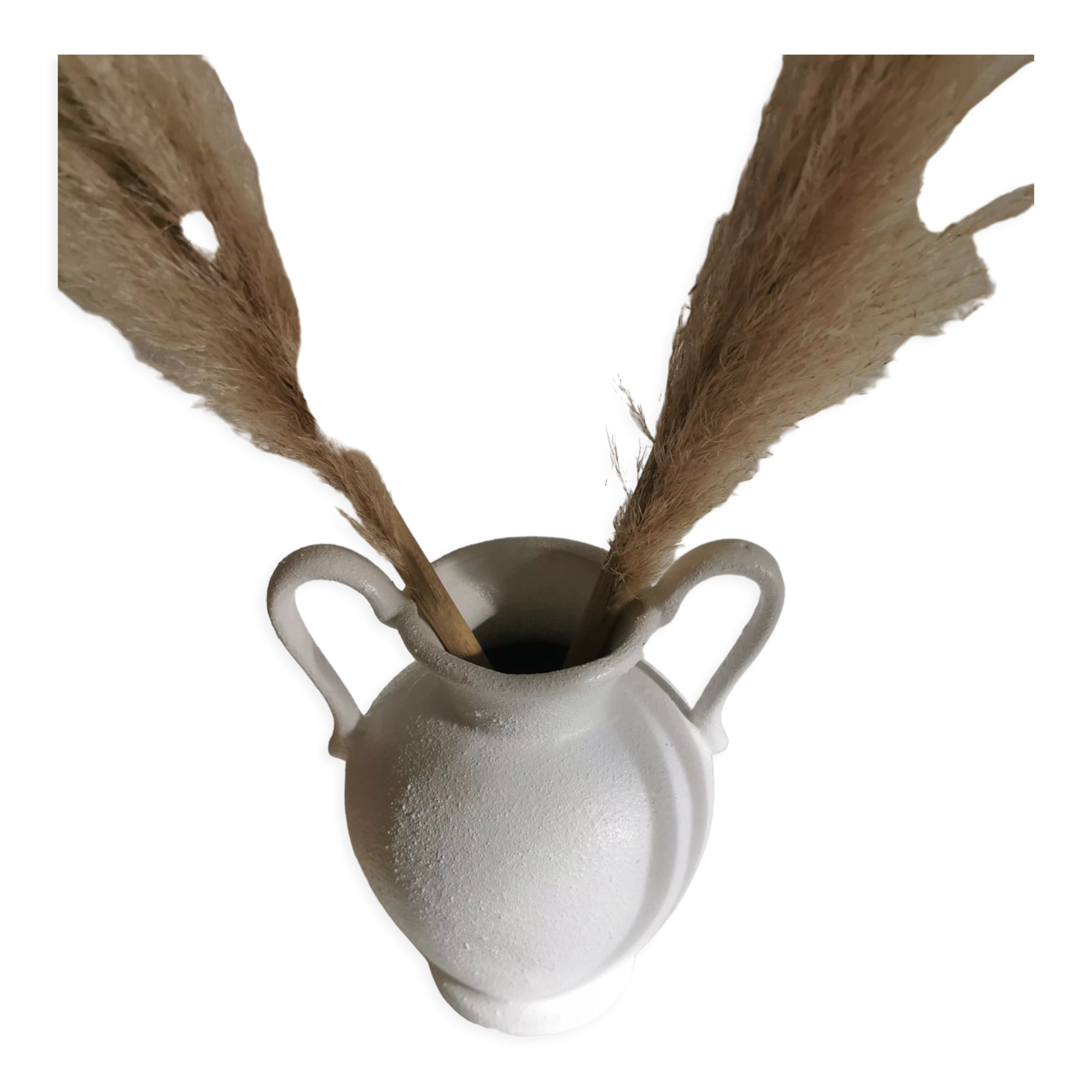 Vases blanc avec anses