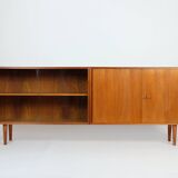 Midcentury teak sideboard vitrine lowboard 60er vintage 70er 60s