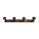 Wooden wall coat holder