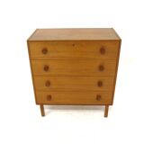 Scandinavian teak chest of drawers, Sweden, 1960