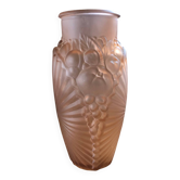 Art Deco glass vase Neuvesel Souchon