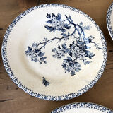 11 assiettes Terre de Fer Aubepine