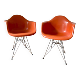 Vintage DAR armchairs by Charles and Ray Eames by Herman Miller.