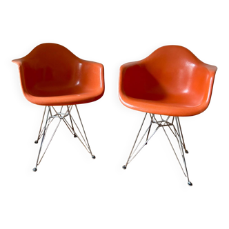 Vintage DAR armchairs by Charles and Ray Eames by Herman Miller.