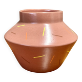 Vase céramique scandinave entièrement fait à la main