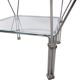 Table basse en verre industriel des années 1970