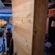 High bonnetière wardrobe rustic fir