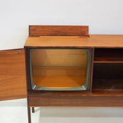 Meuble TV danois en bois du milieu du 20e siècle