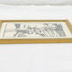 Lithograph print artist's proof signed Mr.Grimaud boat at dock