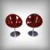 Paire de fauteuils Eros en polycarbonate, par P.Starck, 2001