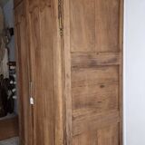 Hand-carved French rustic wardrobe