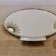 Plateau miroir rond, en métal chromé, art déco, années 30-40