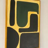 Abstract painting on canvas