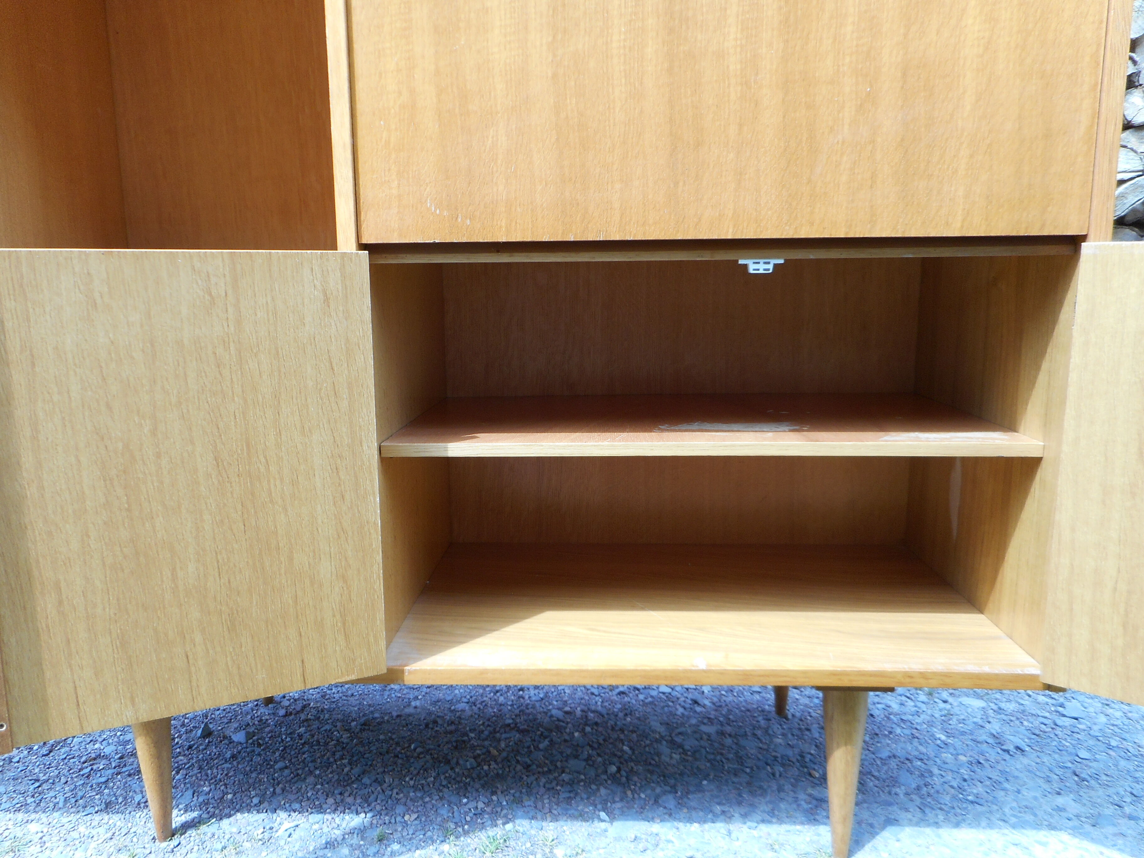 Vintage Secretary years 50/60 oak