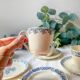 Coffee service in Gien earthenware Terre de fer