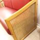Banquette cannage vintage, 1980
