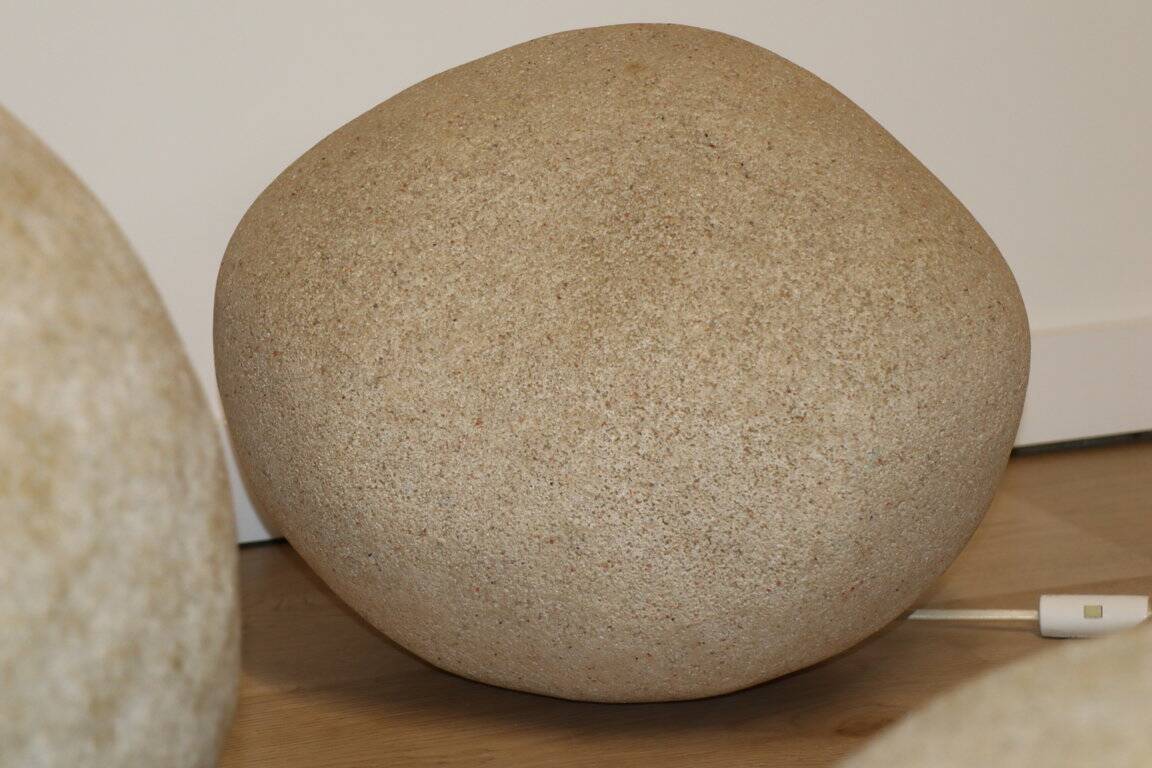 Set of 4 “Dora” model rock lamps by André Cazenave for Atelier A, 1960