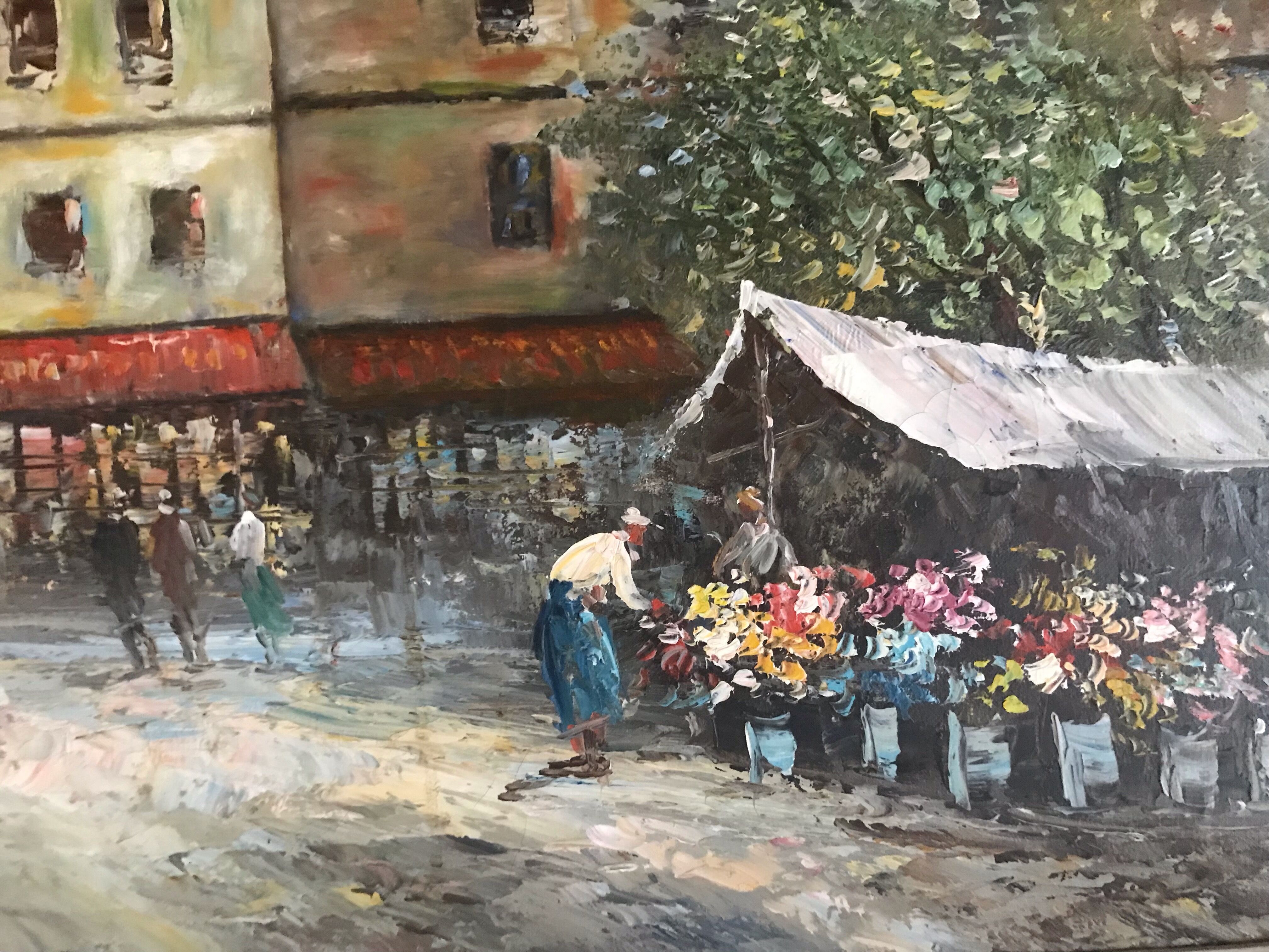 Animated parisian scene by burnett