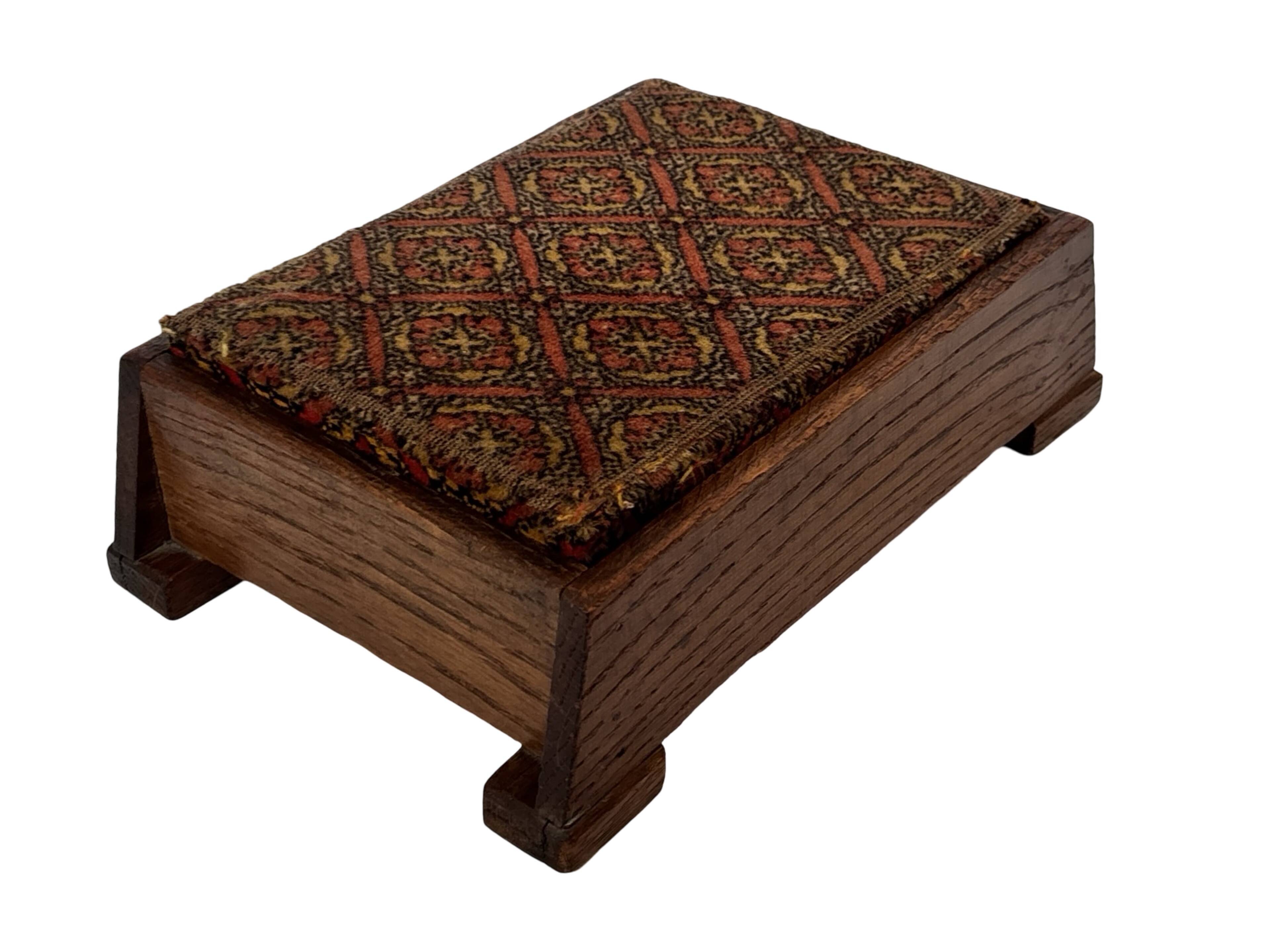 Pouf Art Déco repose-pieds design minimaliste des années 30