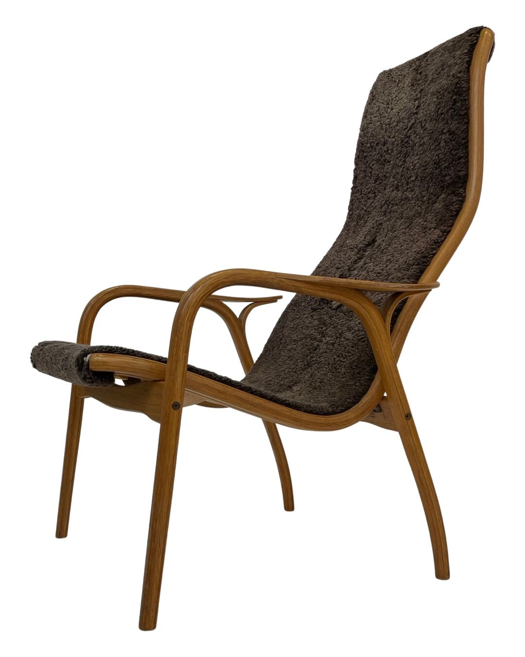 Vintage Swedish lamino armchair Yngve Ekstrom Design